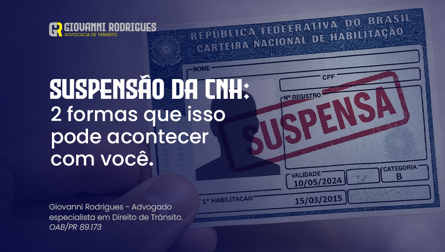 Suspensão da CNH