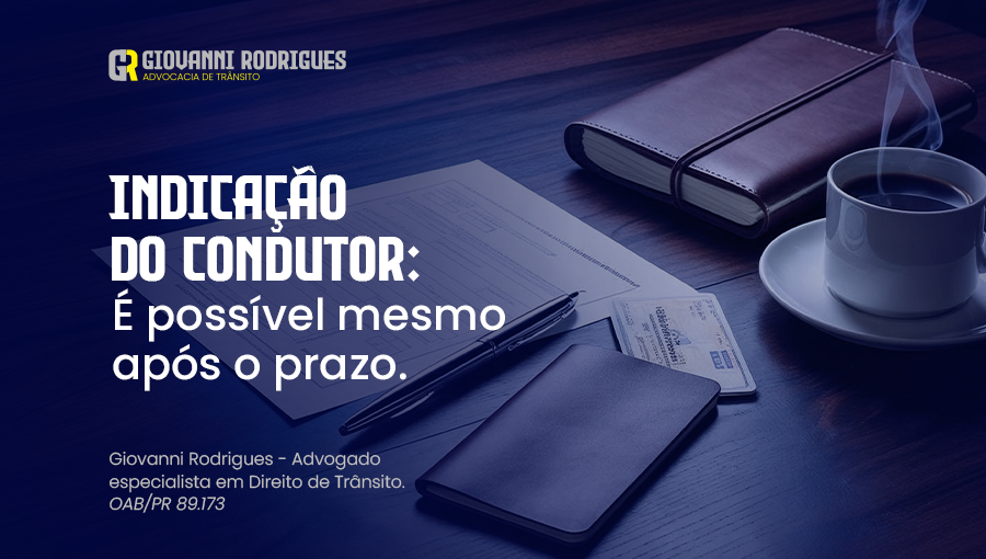 Indicação de condutor